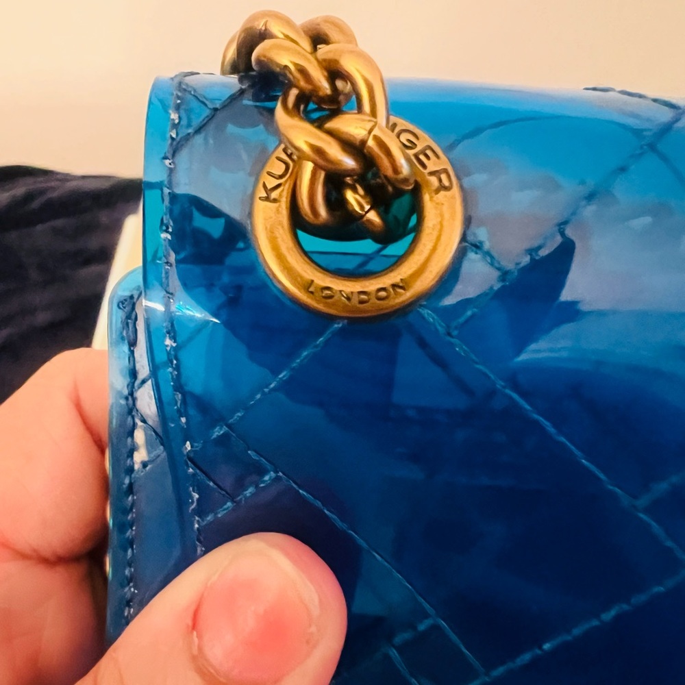 Kurt Geiger London Vinyl Mini Brixton shoulder bag. Used great condition.